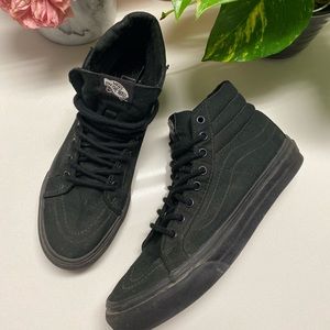High top classic black vans
